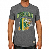 Oregon Ducks Original Retro Brand Vintage School Over Donald O Tri-Blend WEM T-Shirt - Heather Gray,baseball caps,new era cap wholesale,wholesale hats